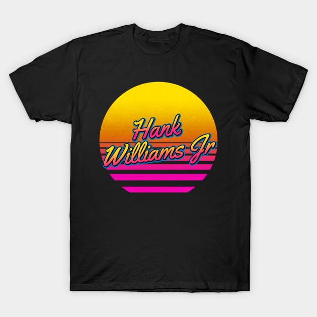 Williams Jr Personalized Name Birthday Retro 80s Styled Gift T-Shirt by Jims Birds